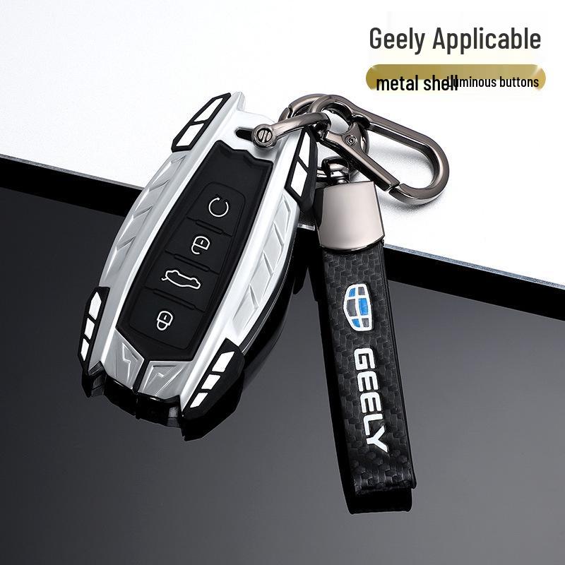 Estojo de Chave de Luxo para Modelo Geely Bin Yue 2020/2022 - Acessório de Carro de Alta Gama para Homens e Mulheres