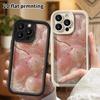 Phone Case: 2D Flat Design Suitable for iPhone 18 17 16 15 14 13 Pro Tiered Protective Case, Pink and White Gradient, Christmas and Halloween Gift