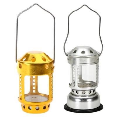 Bright Candle Lamp Mini Aluminum Alloys Night Fishing Hangings Candle Lamp for Outdoor Camping Angling Candle Lamp