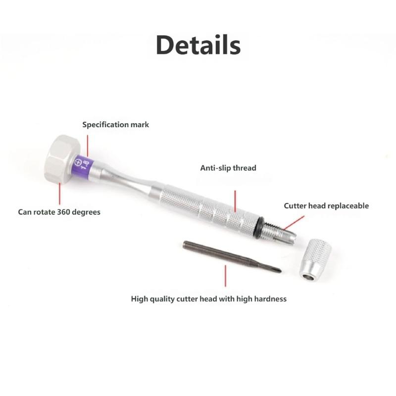1.8mm And 1.6mm Eyeglass Screwdriver High Speed Steel Precisions Screwdriver Repair Tool For Small Electronics