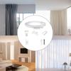 5 Meter Ceiling Curtain Track Kits with Rollers Hook and Brackets Flexible Bendable Rails Accessories for Home Decors