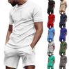 Men S Loose Short Sleeve T Shirt And Shorts Summer Casual Set