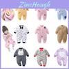 Warm Flannel Newborn Infant Romper Jumpsuit Cute And Cozy Baby Clothes Outfit