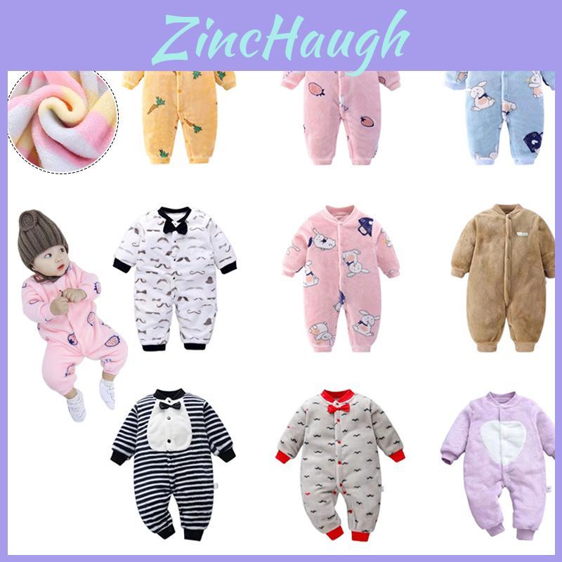 Warm Flannel Newborn Infant Romper Jumpsuit Cute And Cozy Baby Clothes Outfit