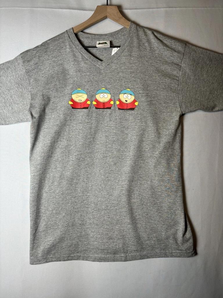 T-shirt Vintage Anni '90 South Park Cartman Stanley DeSantis VTG Taglia L Nuova DS A196