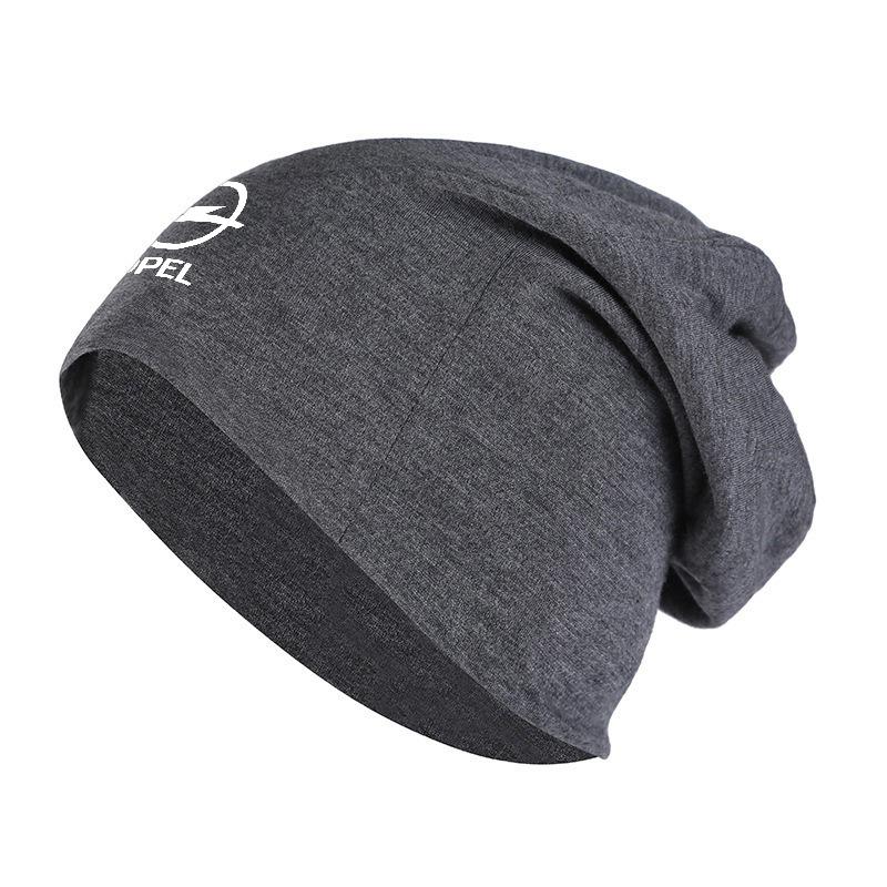 

Beanie Hat Autumn Winter Elastic Casual Hat Outdoor Sport Headscarf For Opel Astra J G Insignia Corsa D Vectra C car sticker сірий