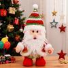 Ozdoba Santa Clause Elektrická chodící zpívající hračka Santa s legračními pohyby Písničky Plyšová vánoční panenka Sváteční dekorace