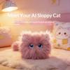 AI Scruffy Cat Robot Plush Toy Voice Interactive Child Growth Learning Companion Soothing Large Model Pet Doll