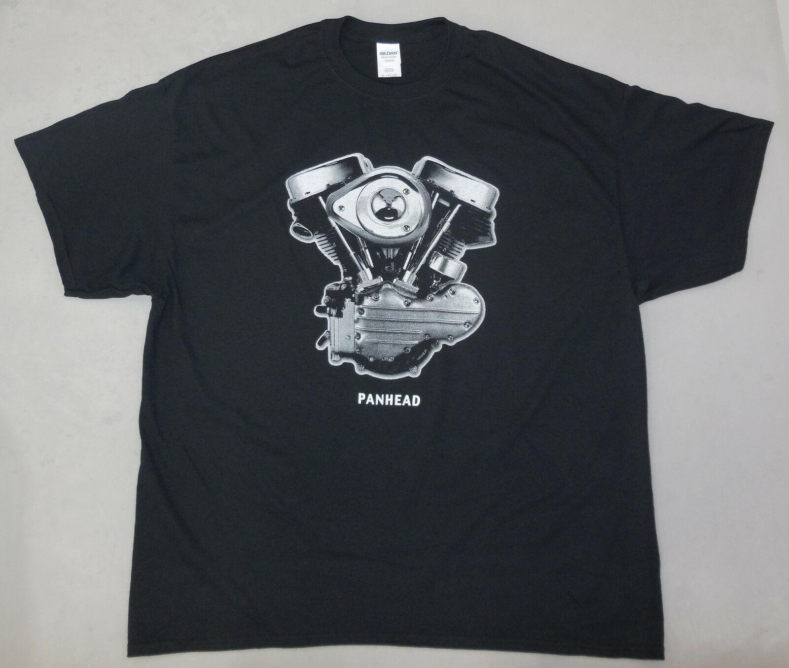 

Байкерская футболка Panhead Engine