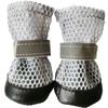 4pcs/set Reflective Dog Shoes Anti Slip Wear-resistant Pet Foot Covers Breathable Adjustable Pet Paw Protector Indoor