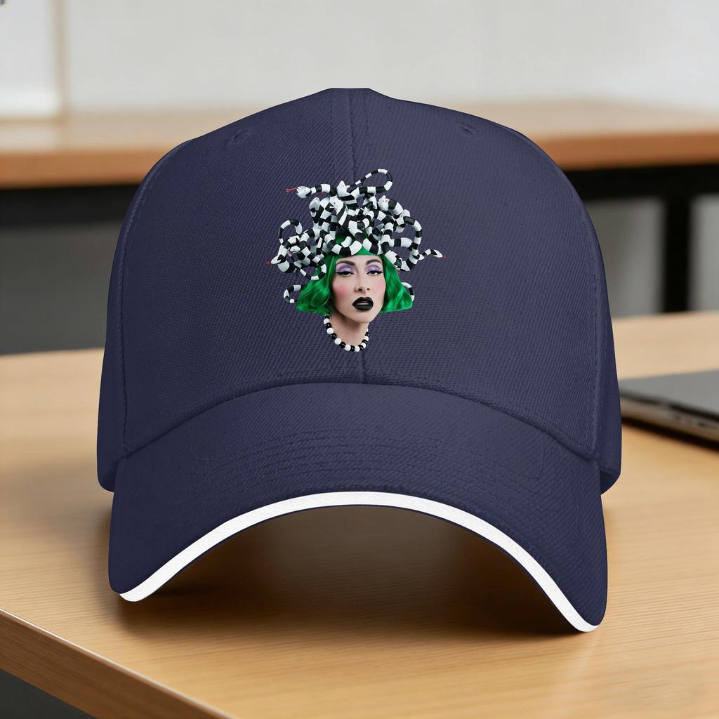 Qveen Herby Baseball Cap Kpop Rock Sunscreen Trucker Hat Unisex Adult Classic Custom Logo Snapback Cap