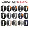Trail Nylon Velcro Strap for Huawei Watch Fit 3 4 Fit4 Pro Loop Back Watchband Replacement
