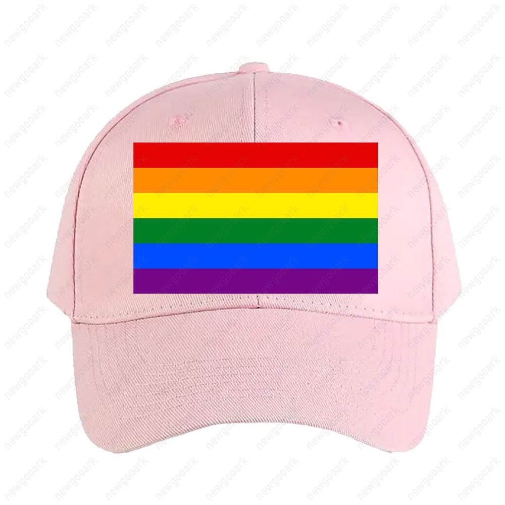 

LGBT+ Flag Design Gay Pride Cap Women Unisex Adult Peaked Hat Casual Adjustable Printed Baseball Caps Trucker Cap Adjustable