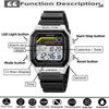 Skmei Shockproof Sports Watches for Mens Dual Time Zone LED Waterproof Stopwatch Alarm Clock Male Digital Wristwatch with Date