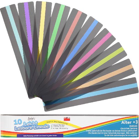 10 шт. Читающая полоска в оберточной бумаге + упаковка в пакет OPP 10 pcs Reading Stripe