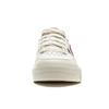 New LiNing Common 80s Anti Slip And Wear Resistant Height Increasing Low Top Skateboard Shoes Men's White Red AGCV023-1