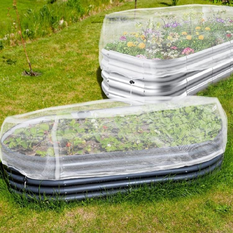 Tear Resistant Plant Guard Netting Adjustable Closure System Protective Layer For Vegetable Gardens Fruit Bushes Flowering Shrub