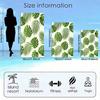 1pc, Tropical Style Oversized Soft Beach Towel, Monstera and Palm Leaf Print Pattern, Microfiber Bath Towel, Quick-Drying, Super