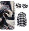 Plaid Long Sleeve Casual Overshirt - European & American Style