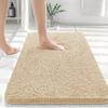 HAPIHAPPY New Chenille Bathroom Rug Mat Extra Soft Thick Absorbent Shaggy Bath Mats Non-Slip Machine Wash Dry Plush Bath Rugs
