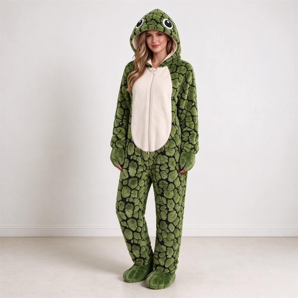 Unisex Adult Animal One-Piece Pajamas Costume Loungewear for Women and Men