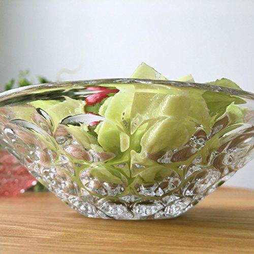 Aderia (ADERIA) Mittelgroße Schalen, Transparent, Maximal 15 cm x 4,5 cm hoch, Suigetsu Dessertschalen, 3er-Set, Hergestellt in Japan, F-70382