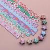 Single Sided Star Origami Paper Colorful Scrapbooking Cute Star Paper Strip  Home Decoration