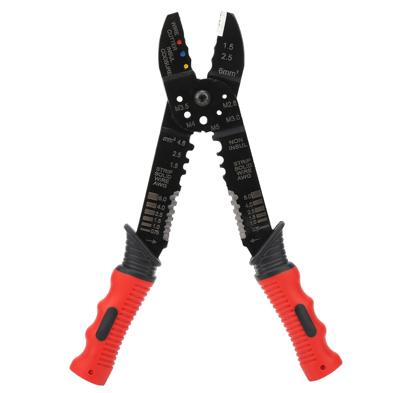 

Terminal Crimper MultiFunction Stripper Crimping Tool Industrial Supplies FS051