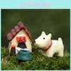 Kawaii Cartoon Dog Duck Hedgehog Pig And Mushroom Micro Landscape Kit With Resin Materials For Gifts
