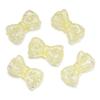 10pcs/lot 16mm Cracked Bowknot Acrylic Beads Transperant Loose Spacer Beads For Bracelet Charm DIY Jewelry Making  Findings