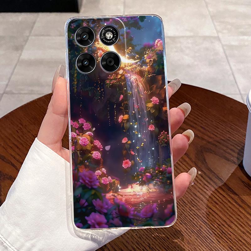For Moto G67 G77 Case Clear Luxury Cute Love Rabbit Funny TPU Soft Silicone Phone Case For Motorola Moto G67 / G77 5G Back Cover