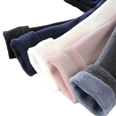 Girls Pants Kids Boys Thick Warm Trousers Winter Children Casual Solid Color Warm Pants Girls Leggings