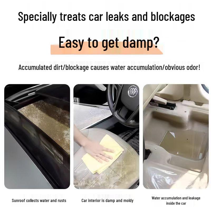 Universelle Auto-Abflussrohrreinigungsbürste für Schiebedach, Tür und Kraftstofftank