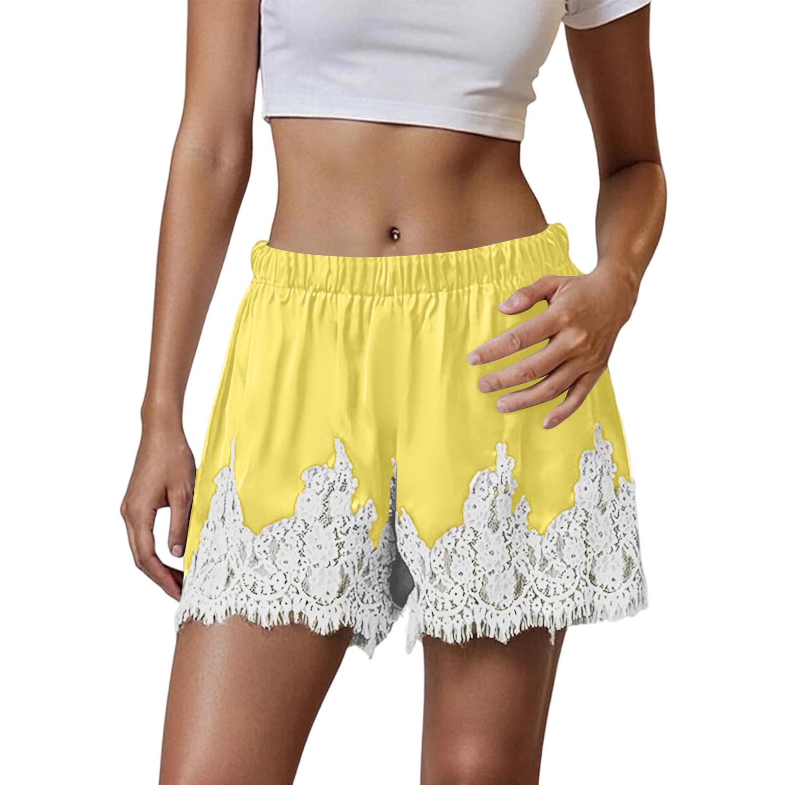 

Women s Patchwork Casual Lace New Shorts Hook Flower Vacation Lace Hot Pants Shorts XL