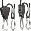 2/4/6pcs Outdoor Pulley Adjuster, Metal Lifting Pulley Reflective Wind Rope, For Tent Fixing