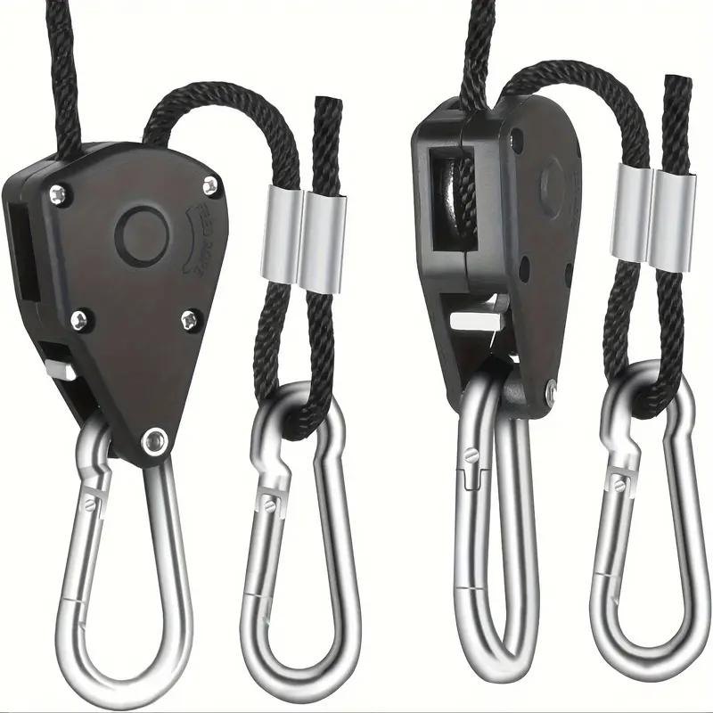 

2/4/6 шт. Наружный регулировщик шкива, Металлический подъемный шкив, Светоотражающий ветрозащитный трос, Для фиксации палатки