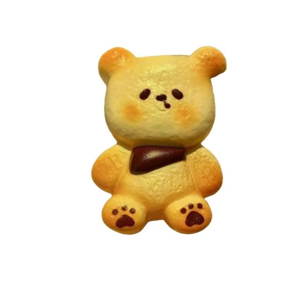 Hand Relax Bear Baked Bread Toy Slow Rising Slow Rebound Toy Bear Bread Squeeze Toy Kids Adults