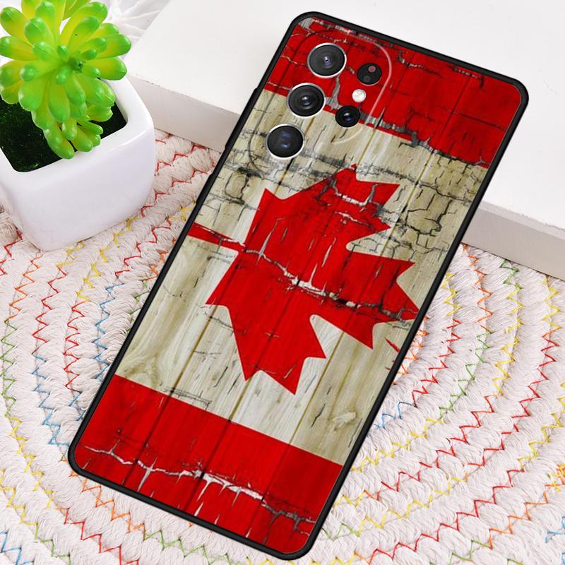 Canada Flag Maple Leaf Red Phone Case for Samsung Galaxy Note 10 Pro S26 Ultra S23 S24 FE S25 S21 S22 PLUS Shockproof Cove