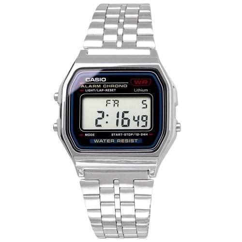 Casio CASIO Standardní digitální hodinky Quartz A159WA-N1 pánské levné Casio Silver zámořský model