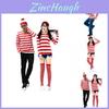 Wo ist Wally Halloween Und Weihnachten Cosplay Kostüm Set Für Alle Geschlechter Und Altersgruppen