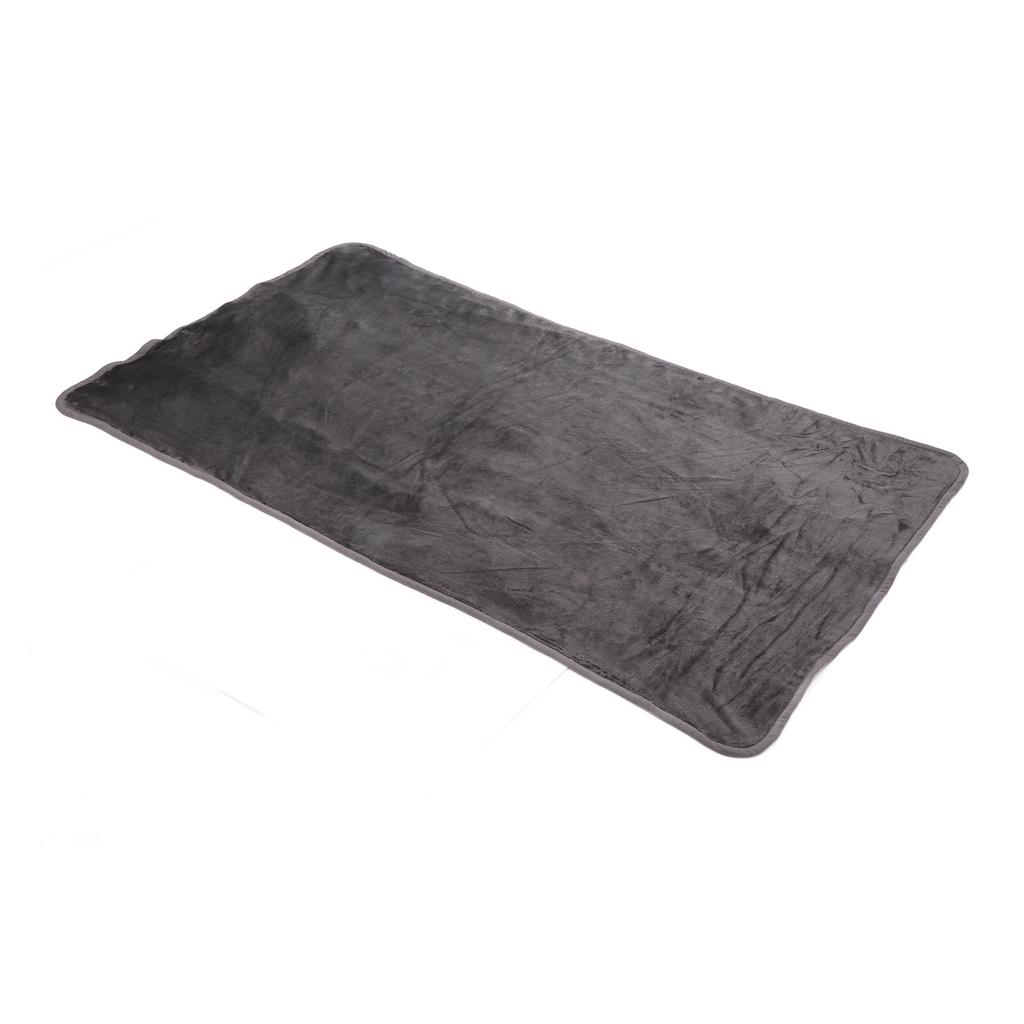 Înveliș Electric de Încălzire Catifea Moale 3 Trepte de Timp de Încălzire USB Pătură Încălzită pentru Spate Gri