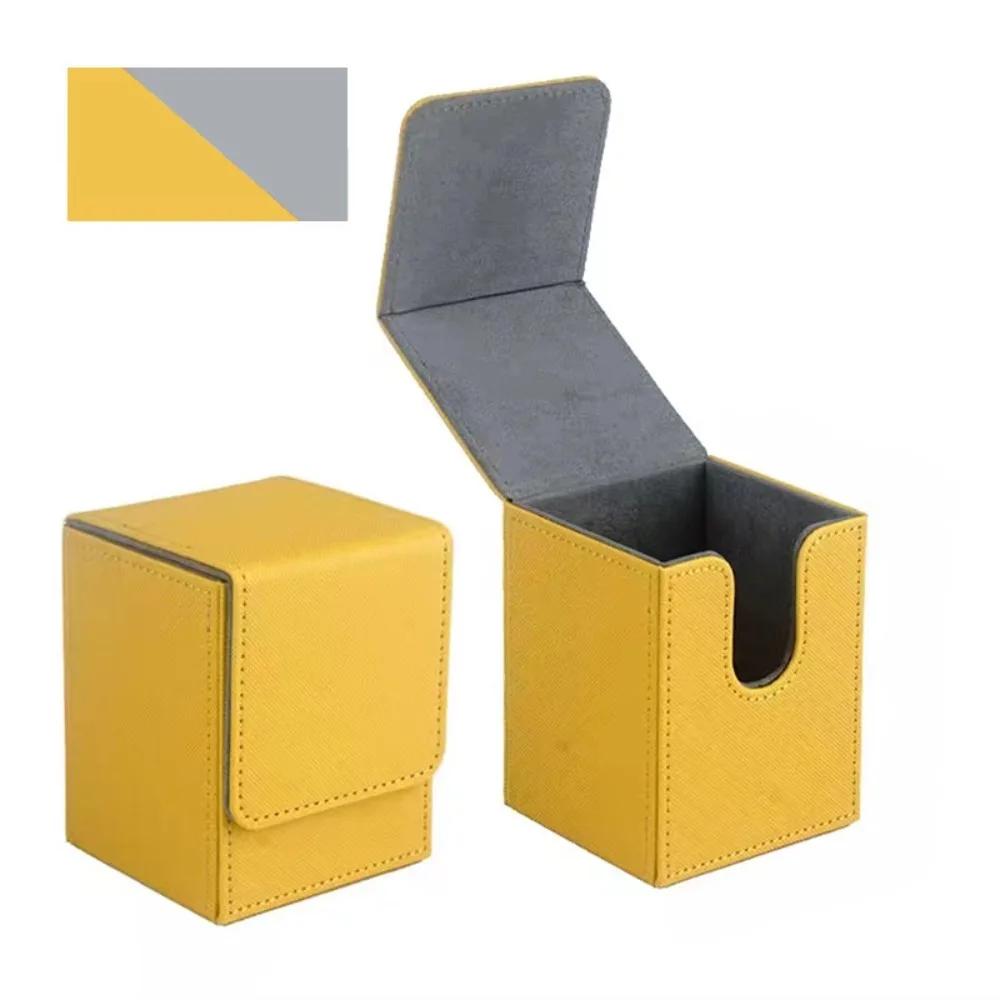 PU Game MTG Trading Card Holder Collectible Game Deck Box Card Deck Case Storage Box Container Gift Collection Box Organizer
