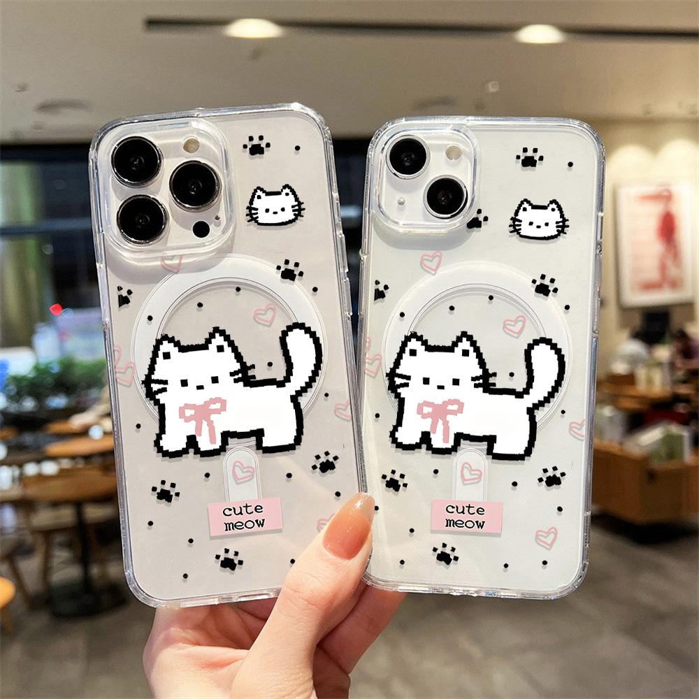 Husă Magnetică pentru Telefon pentru iPhone 12 14 16 17 Pro 17 16 15 14 13 12 Pro Max 12 13 14 15 16 Husă de Înaltă Calitate Rezistentă la Șocuri Protecție Completă Stil Drăguț