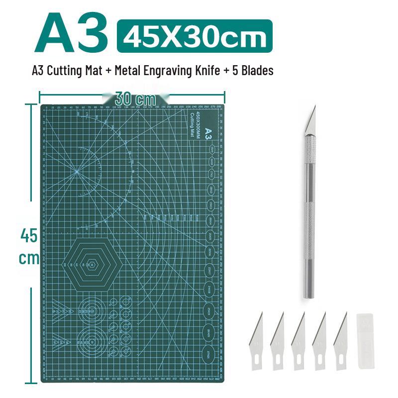 Cut-Resistant Art Knife Paper Cutting Mat - Handmade In A1, A3, A4, A5 Sizes for Engraving
