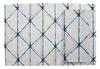 S4Sassy Blue Geometric Shibori Everyday Washable Placemats With Napkins Dining Table