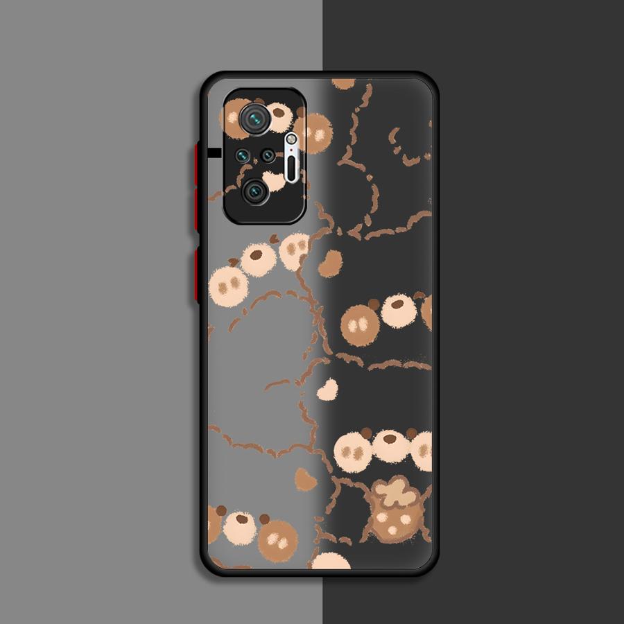 

Чехол-накладка для телефона Funda для Xiaomi Redmi Note 14 12 9S A4 13 Pro Plus 14C 13C 10 11 Милая лягушка Медведь Redmi Note 10 5G