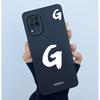 For Huawei Nova 7i Case Cover Lucky Initial Letter Liquid Soft Silicone Phone Bumper for Huawei P40 Lite Nova7i JNY-LX2 Casing
