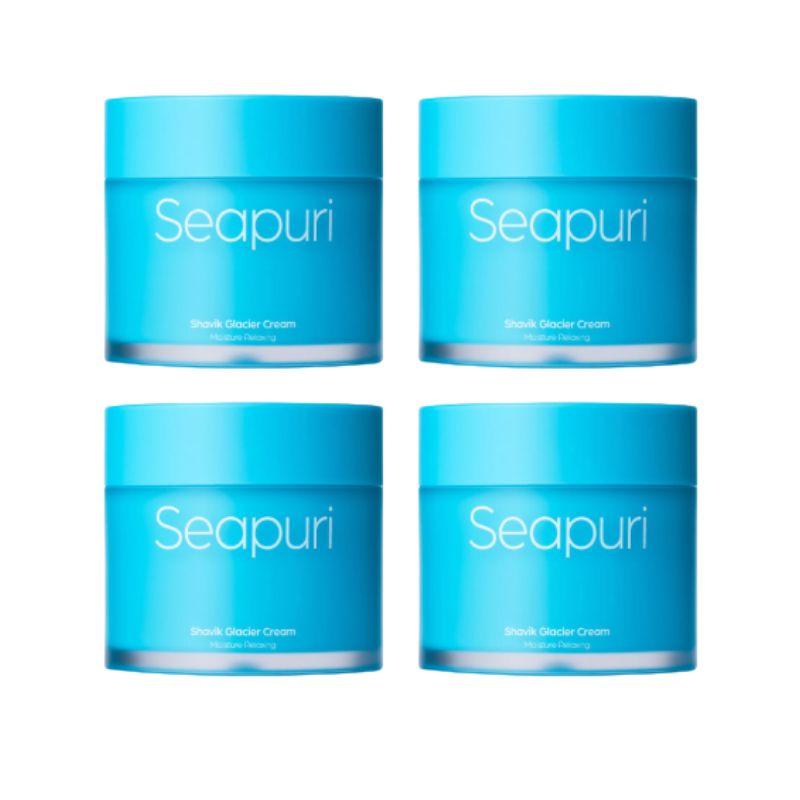 

Seapuri Shavik Glacier Cream 70ml × 4 – Intense Hydration Gel-Cream (4-Pack)