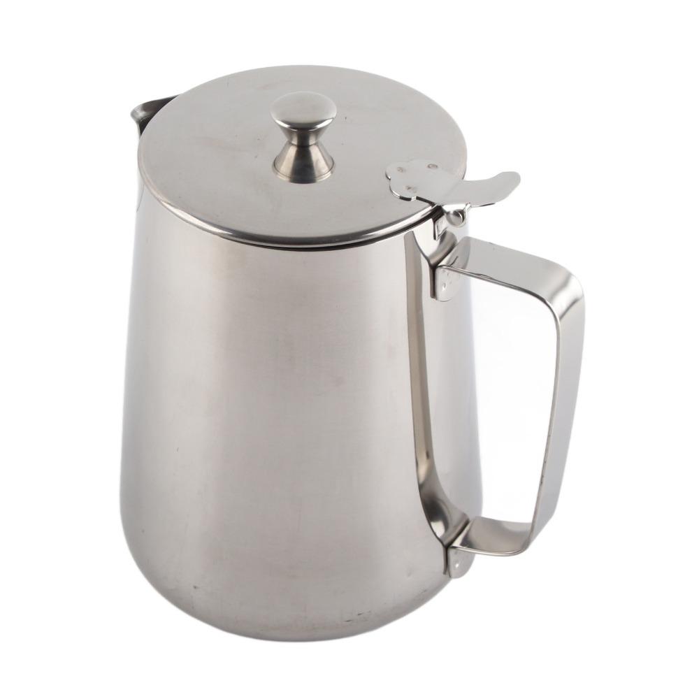 1500ml Milk Frothing Pitcher With Lid Latte Art Cup Frothing Cup Frothing Pitcher Coffee Art