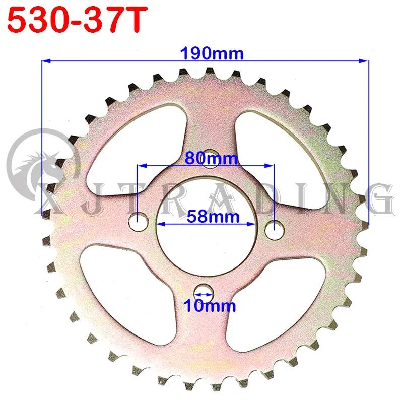 530 Chain 28T/31T/32T/35T/37T/40T/41T/45T Teeth Rear Sprocket For ATV Quad Pit Dirt Bike Buggy Go Kart Motorcycle Motor Parts